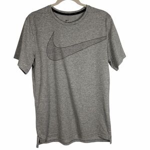 Nike Dri-Fit Men’s Shirt Short Sleeve T-Shirt Gray Size Medium